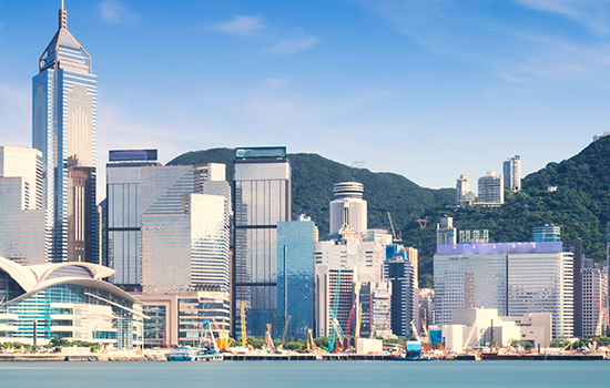 The golden pavilion in Nan Lian Garden, Hong Kong